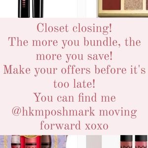 Closet clear out sale